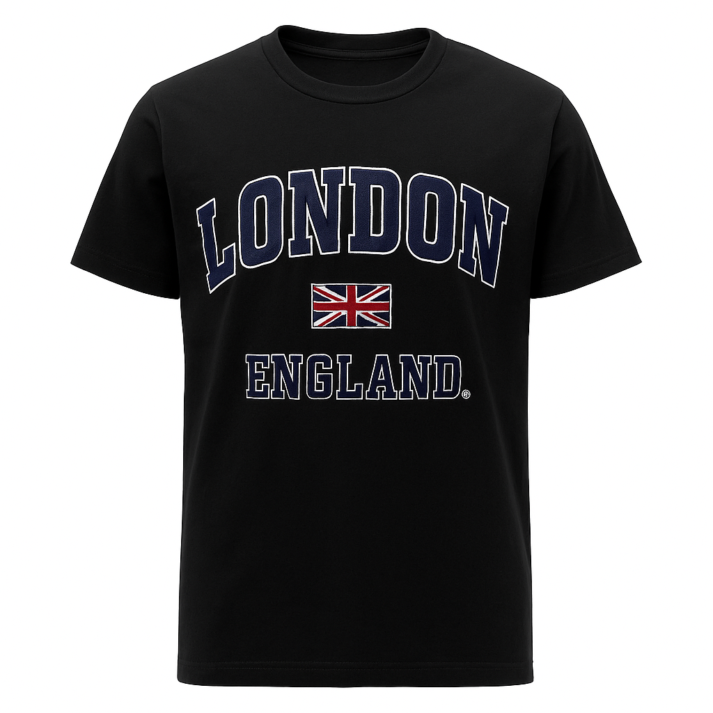 London England Embroidered Unisex T-Shirt