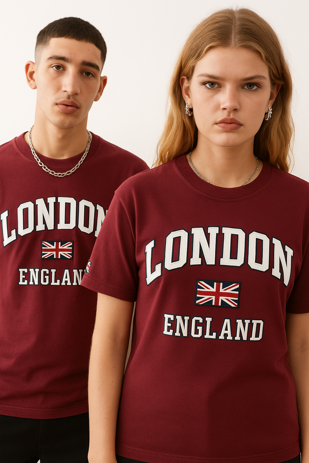 London England Embroidered Unisex T-Shirt