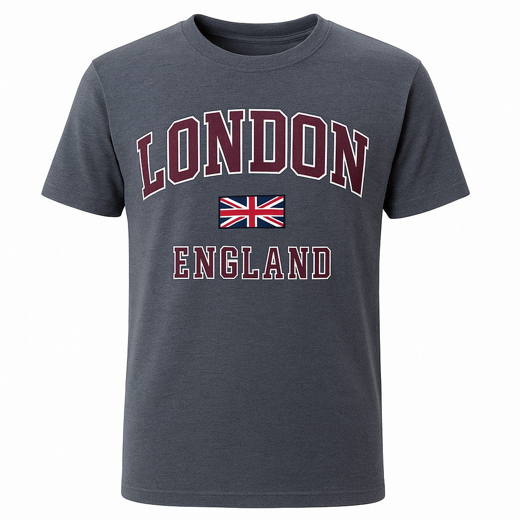 London England Embroidered Unisex T-Shirt