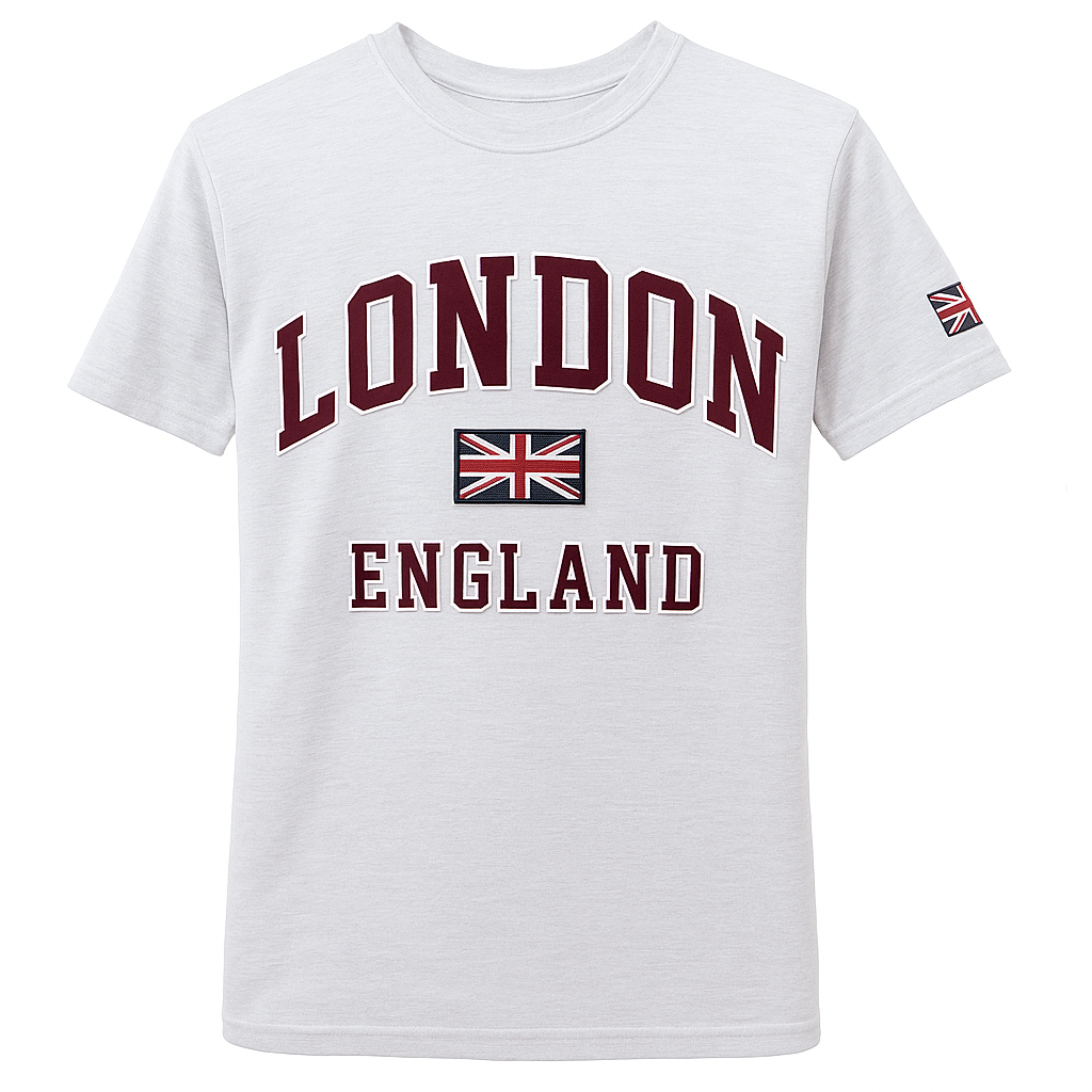 London England Embroidered Unisex T-Shirt