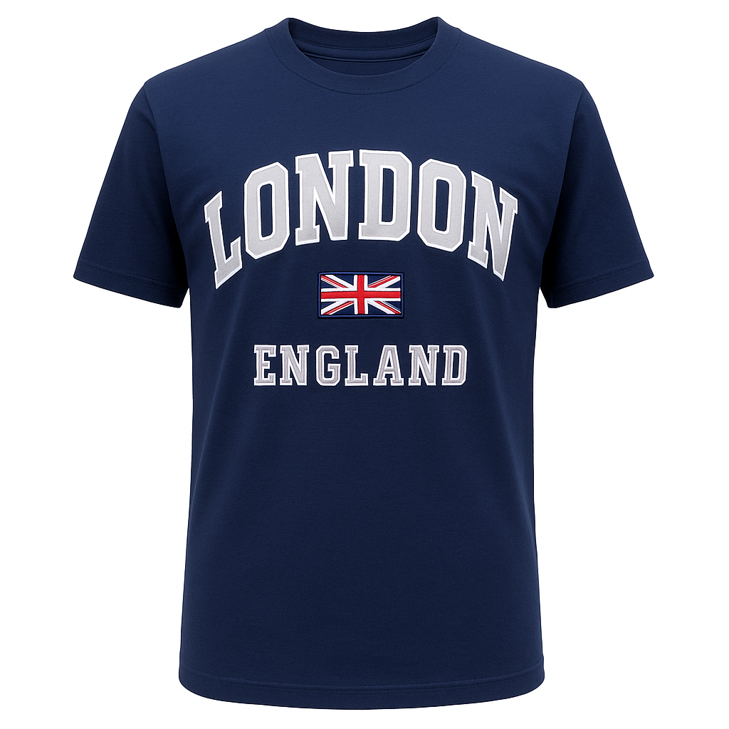 London England Embroidered Unisex T-Shirt