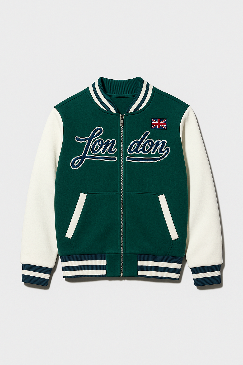 Kids London England Baseball Jacket