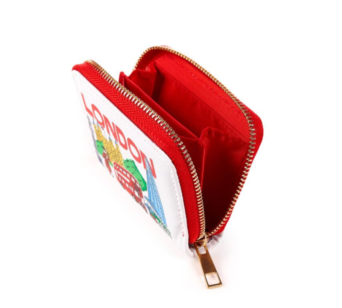 London Icons Zip Around Small Wallet Purse