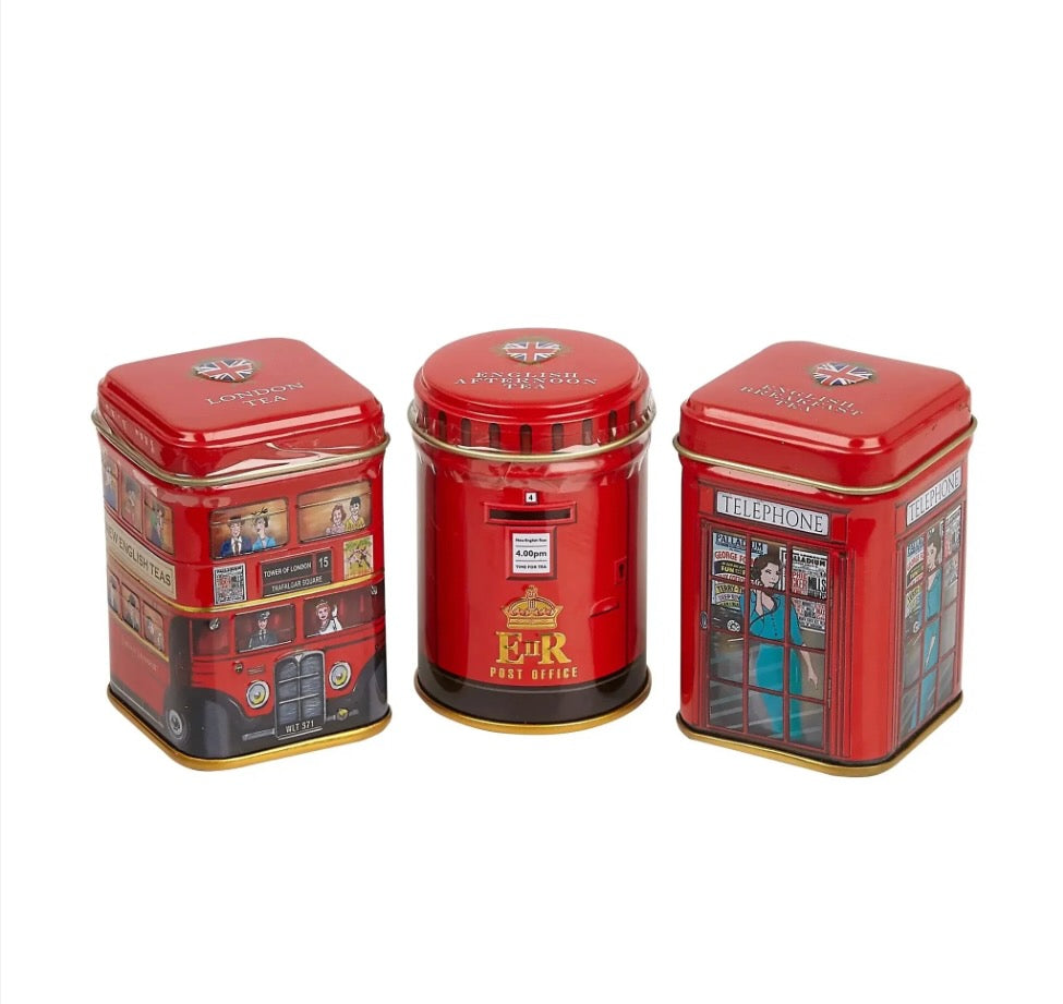 Mini Tea Tin Set of 3