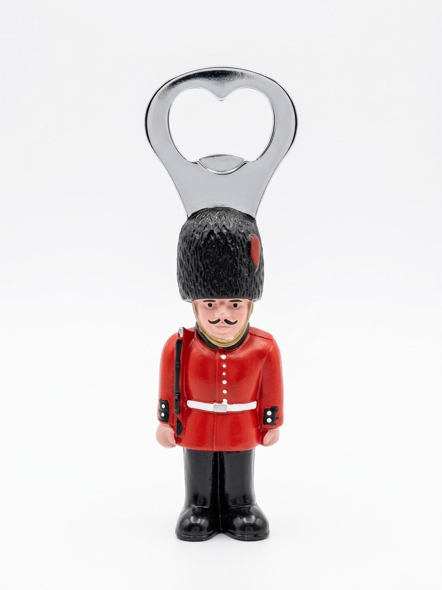 London guardsman bottle opener ceramic magnet