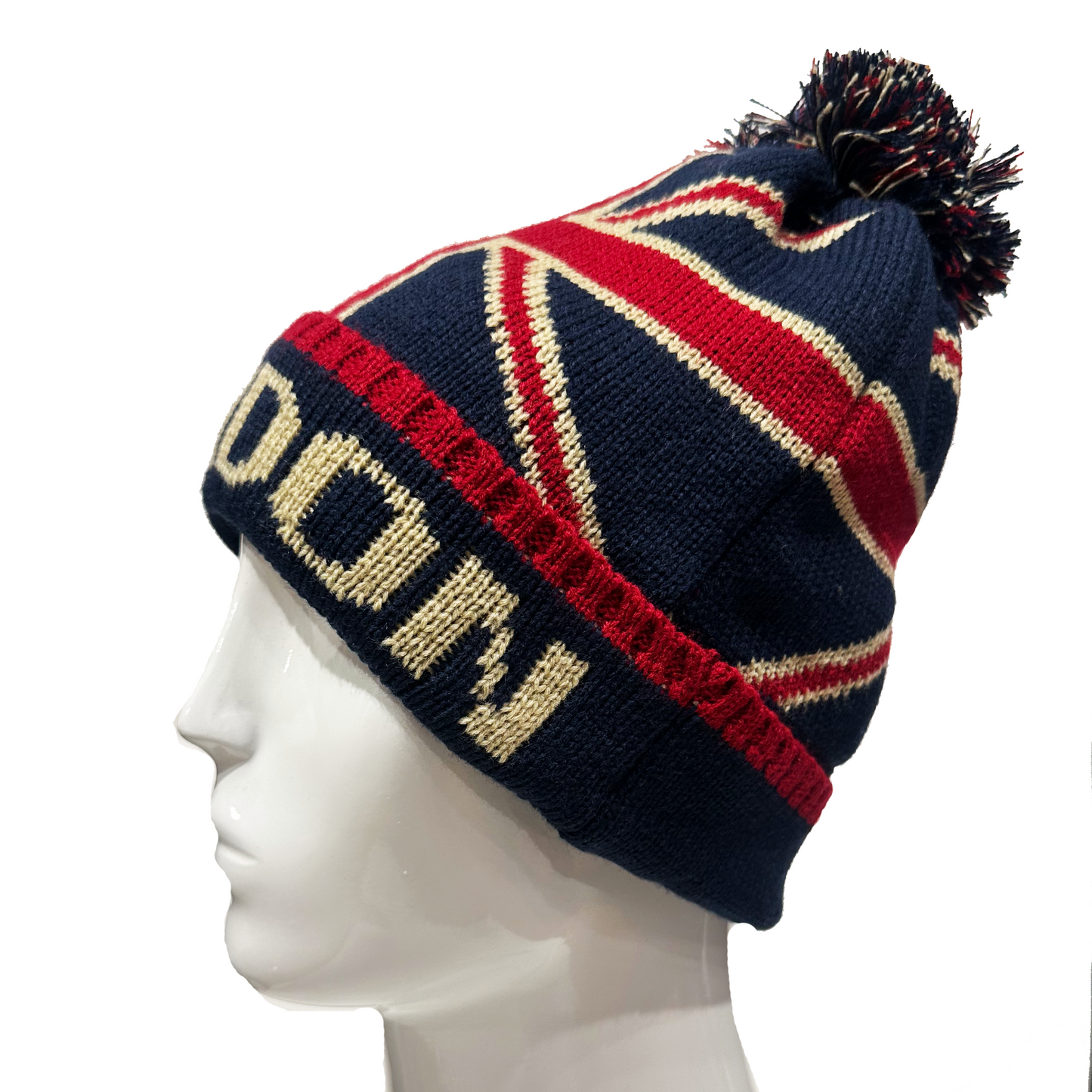 London Union Jack Beanie Hats - Black
