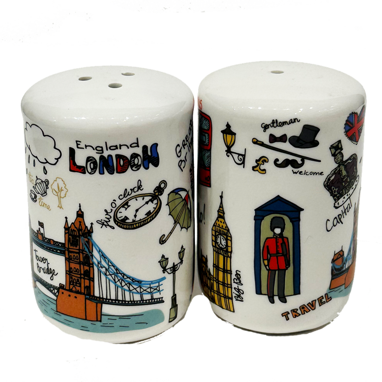 London Sketch Salt and Pepper Shaker