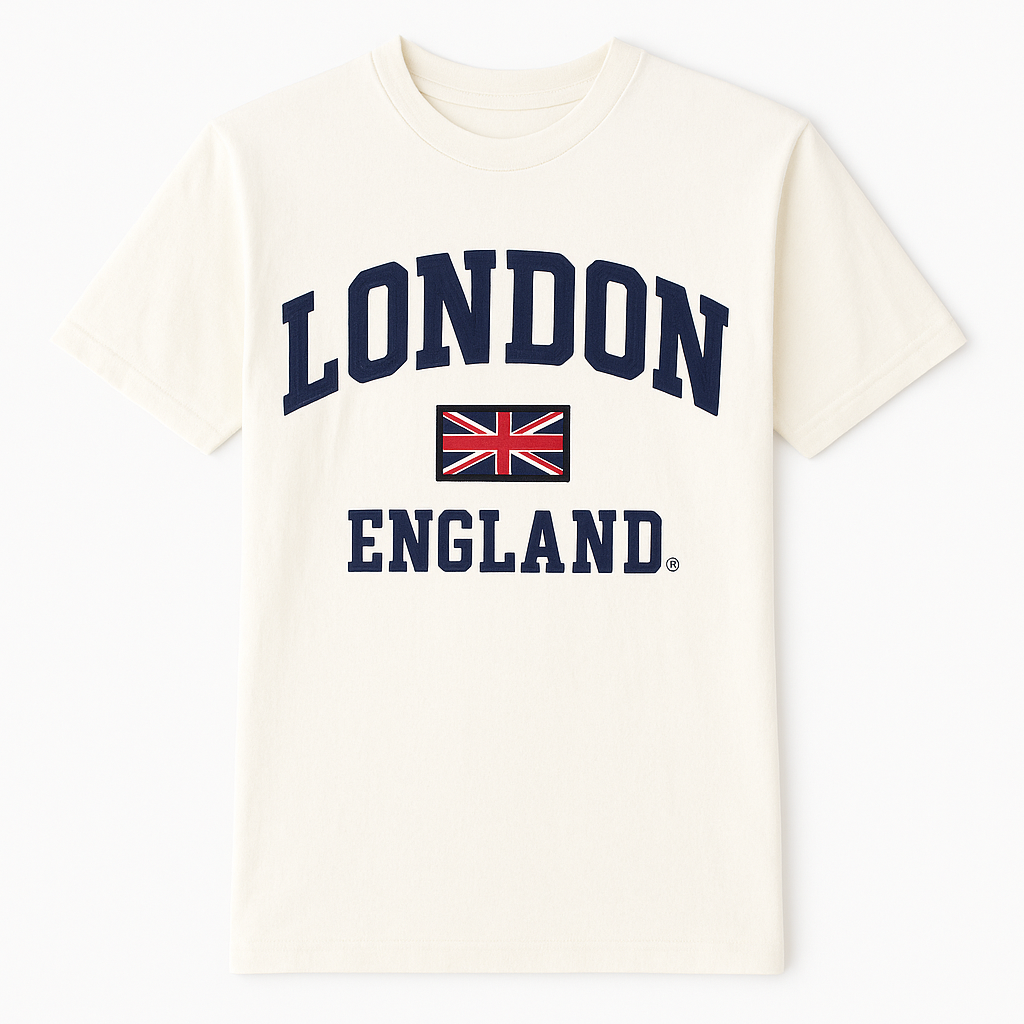 London England Embroidered Unisex T-Shirt