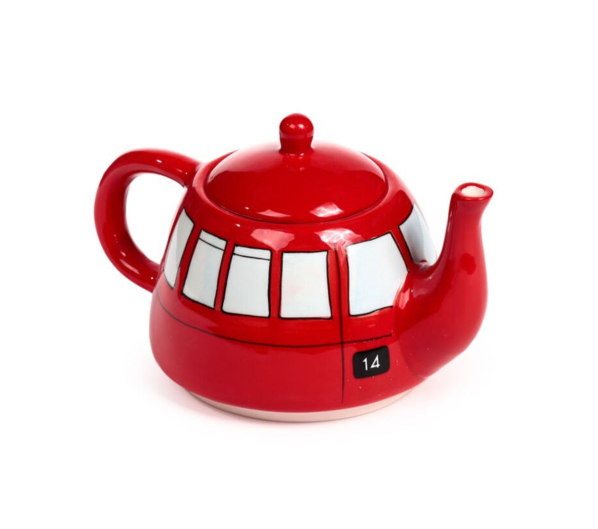 London Icons Red Routemaster Bus Ceramic Teapot & Cup Set for 1