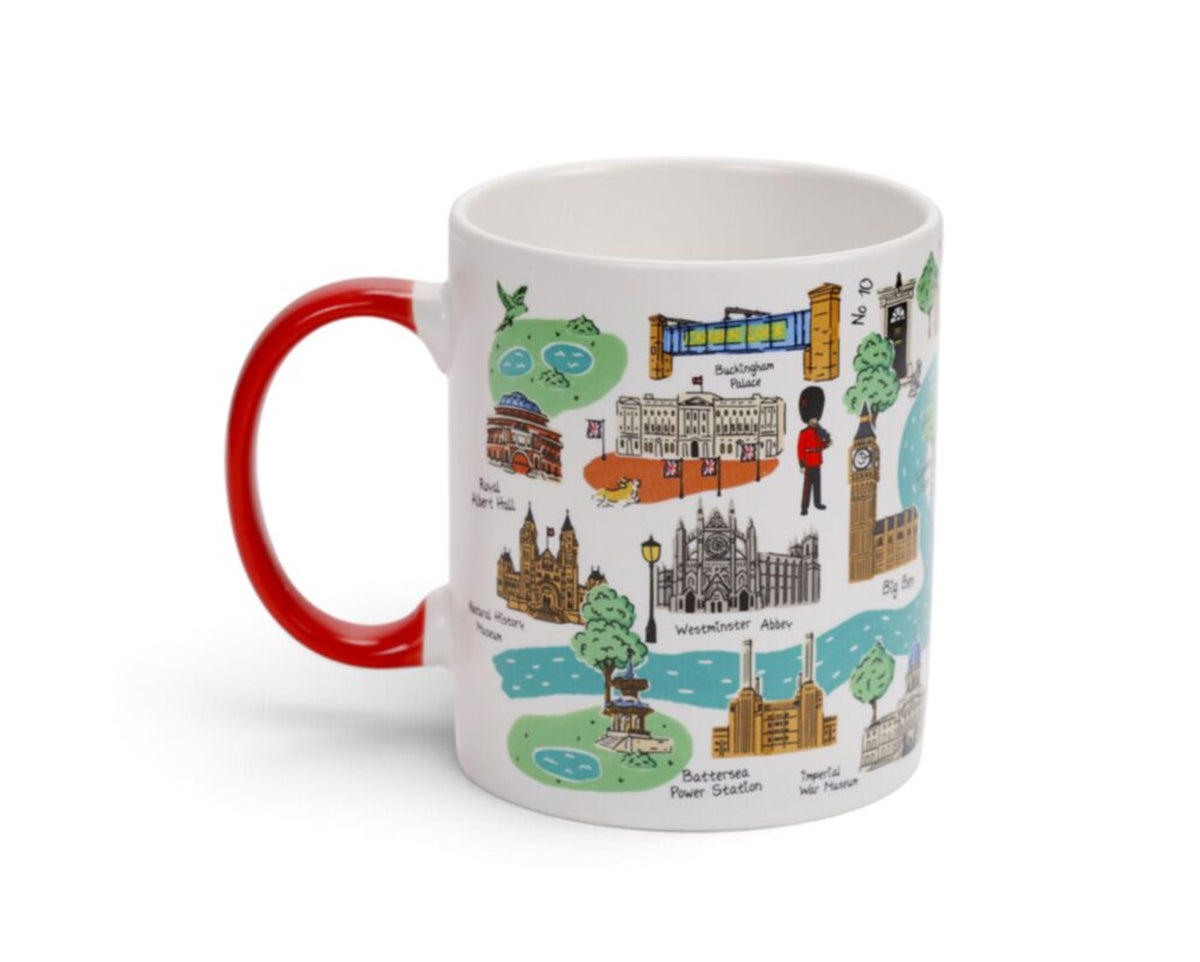 London Souvenir Landmarks Porcelain Mug
