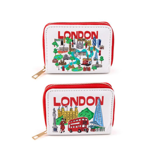 London Icons Zip Around Small Wallet Purse