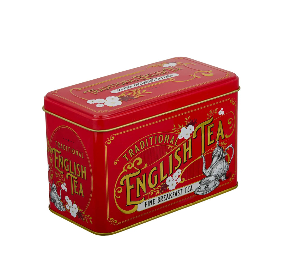 VINTAGE VICTORIAN Classic Tea Tin