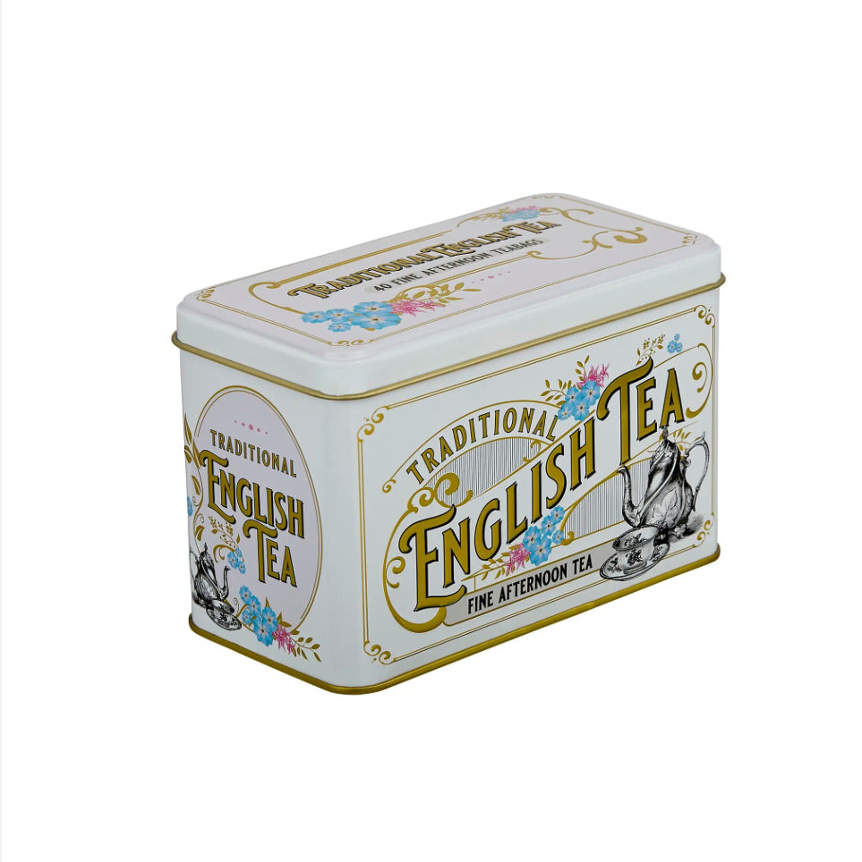 VINTAGE VICTORIAN Classic Tea Tin