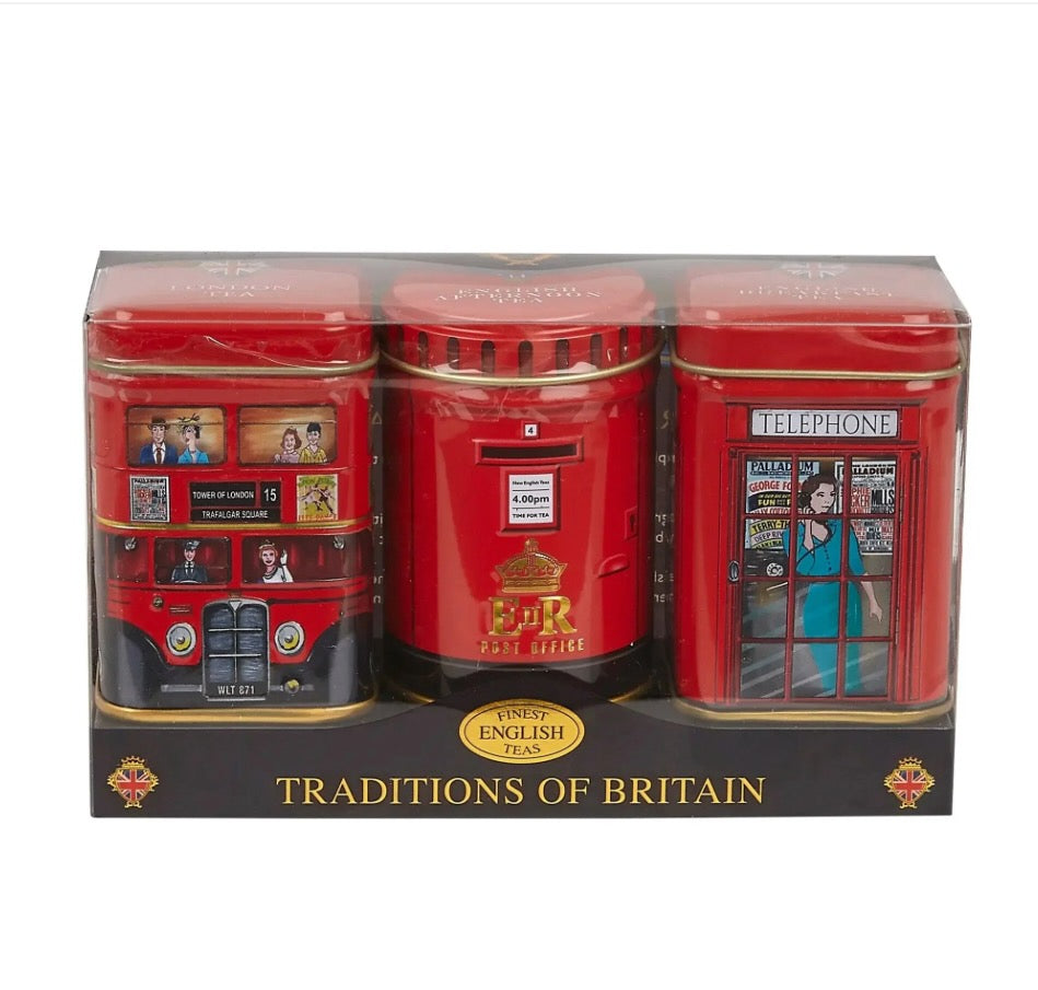 Mini Tea Tin Set of 3