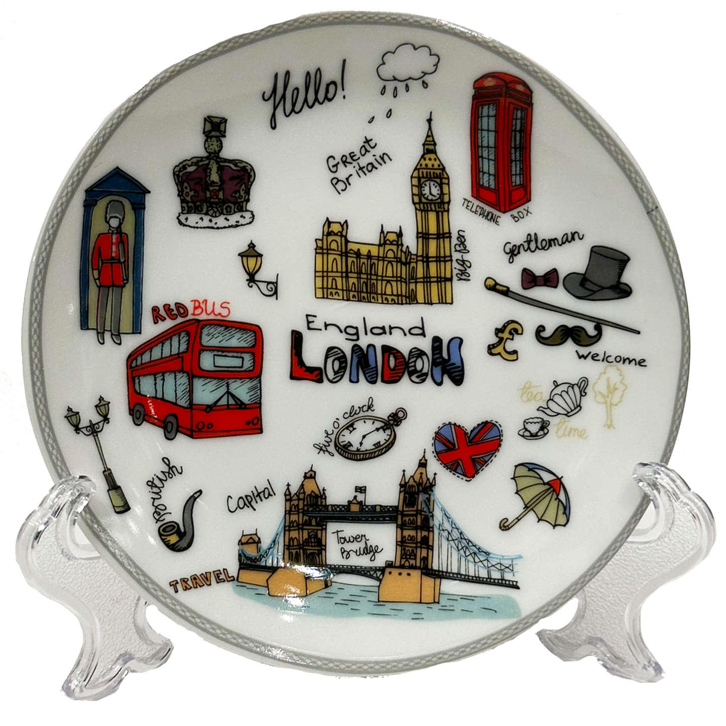London Decorative Plates