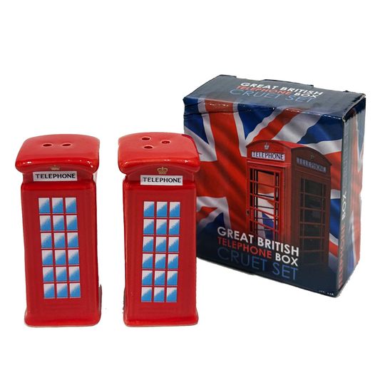 London Telephone Booth Salt and Pepper Shaker