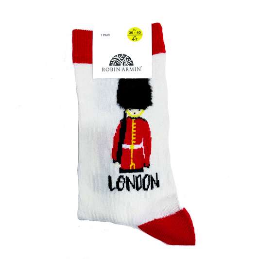 White Royal Guard Sock