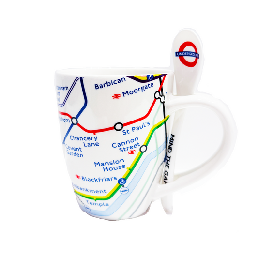 TFL Map Mug with Spoon