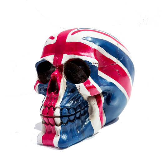 Gruesome Union Jack Skull Decoration