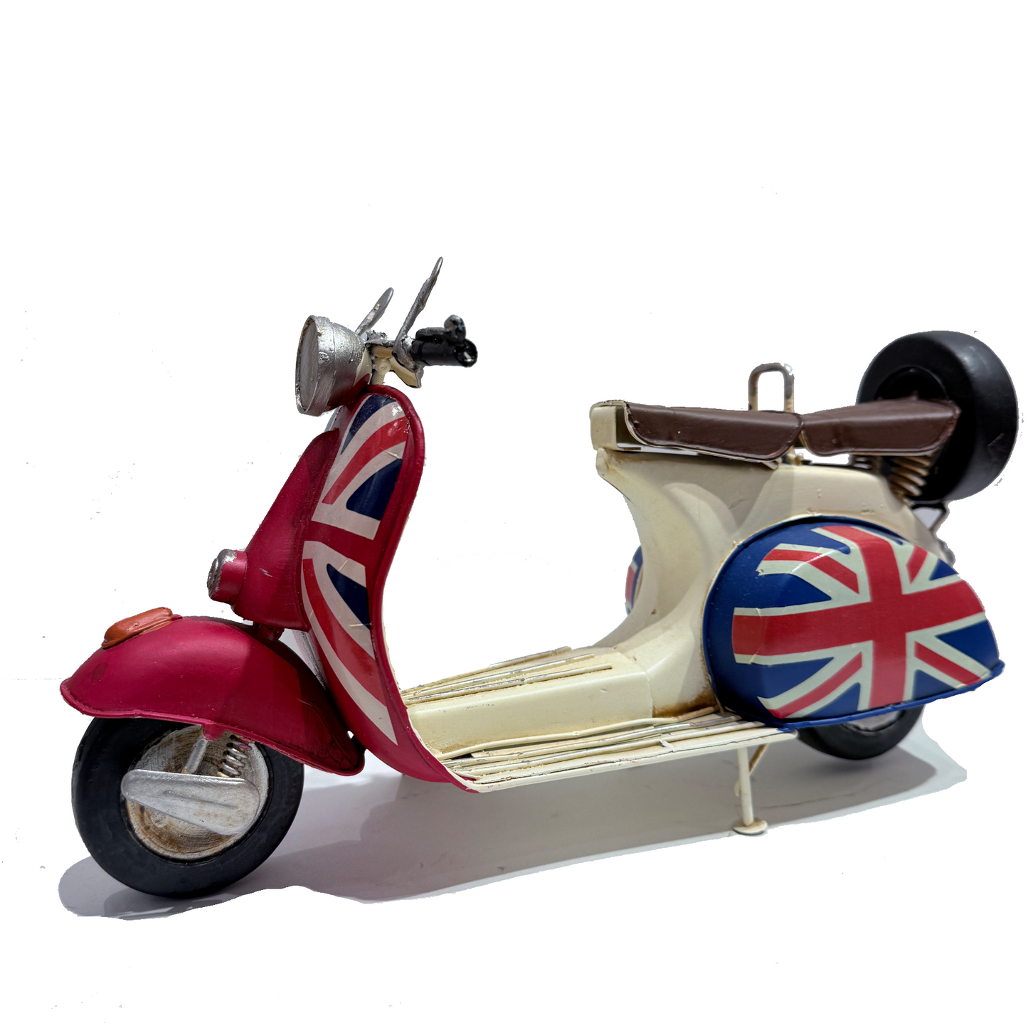 Die Cast Vintage Unione Jack Scooter